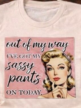 2/$30 Woman’s retro graphic shirt custom tee sarcastic funny summer shirt lot